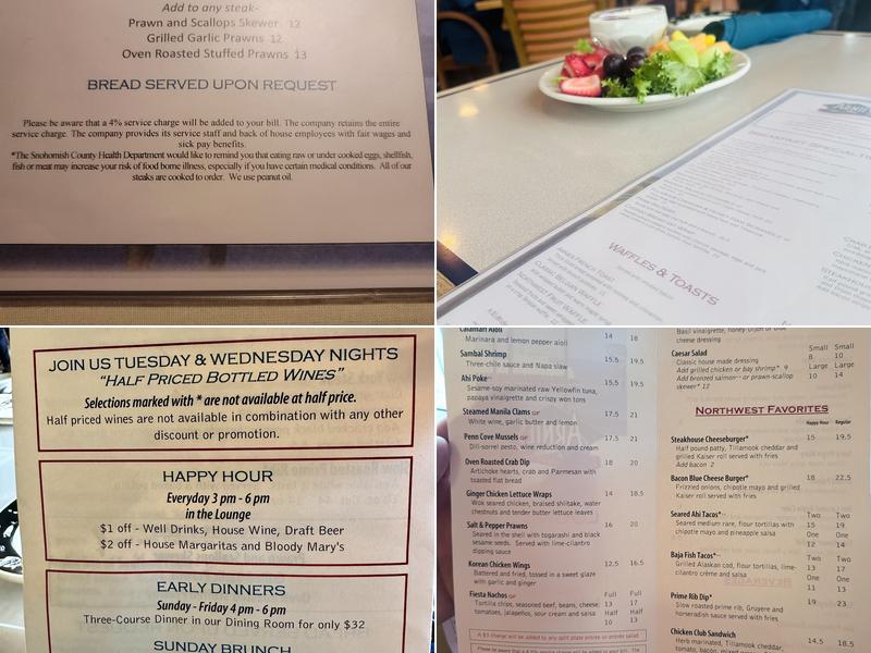 Arnies Restaurant Edmonds Menu