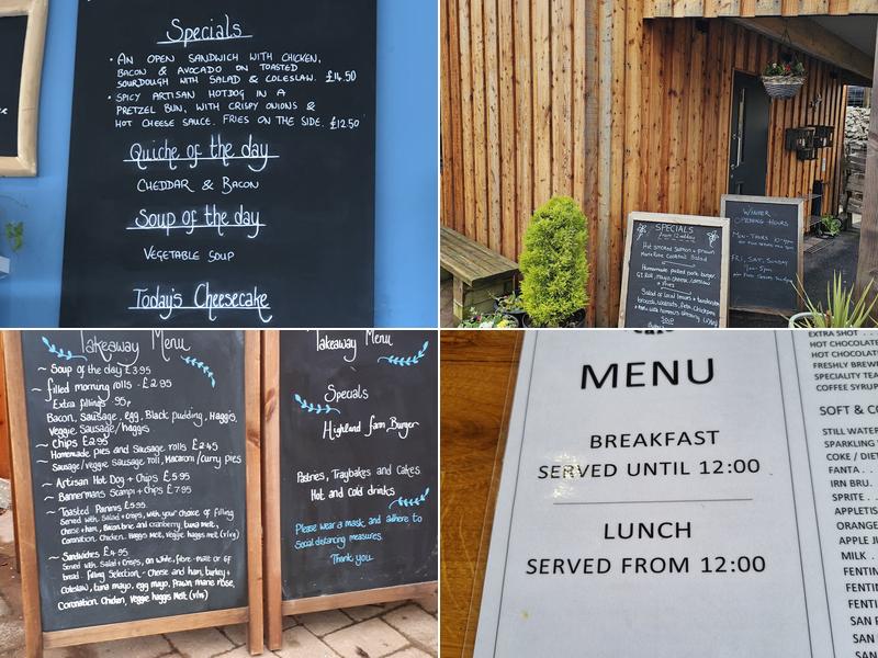 Highland Farm Cafe Menu