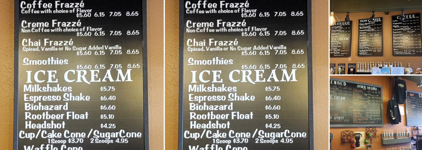 Hot Shots Java Menu
