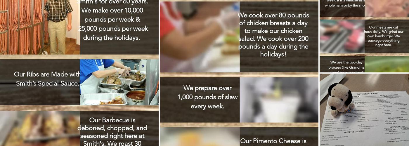 Smith's Restaurant Menu