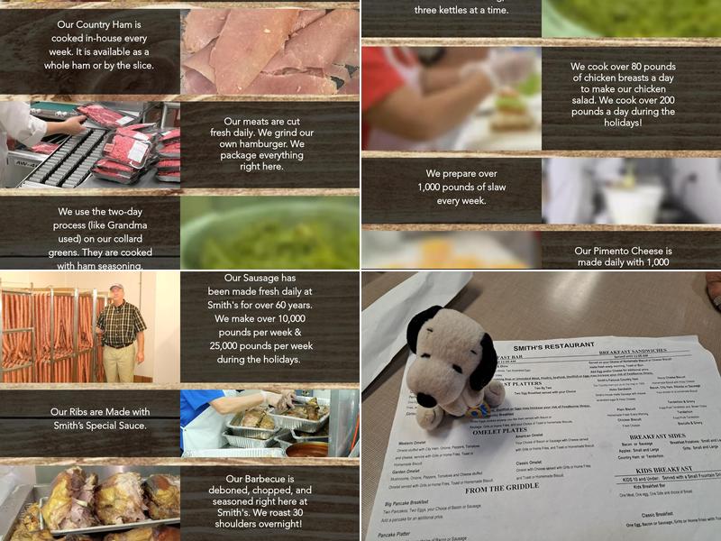 Smith's Restaurant Menu