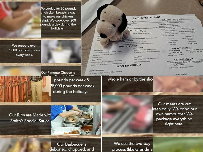 Smith's Restaurant Menu