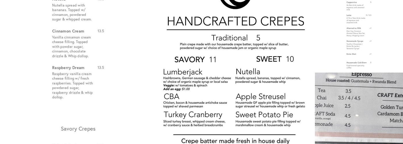 CRAFT.19 Menu