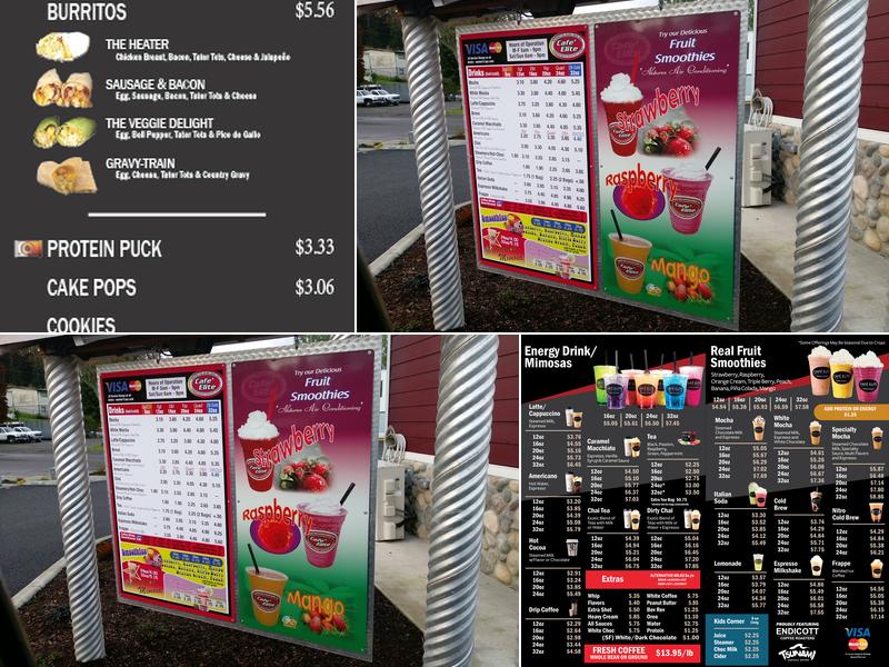 Café Elite Menu