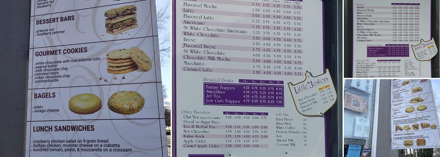 Castle Perk Espresso Menu
