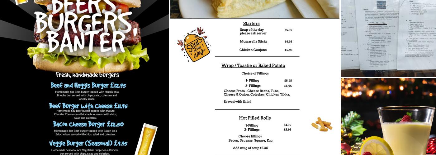 The Aberfoyle Inn Menu