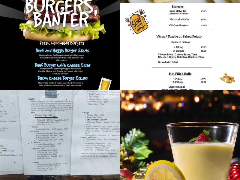 The Aberfoyle Inn Menu