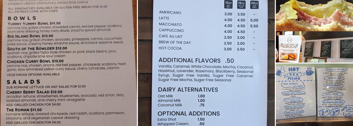 Miss Lucille's Cafe Menu