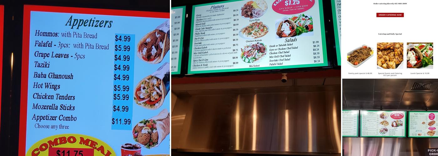 Greek Cafe Grill Menu