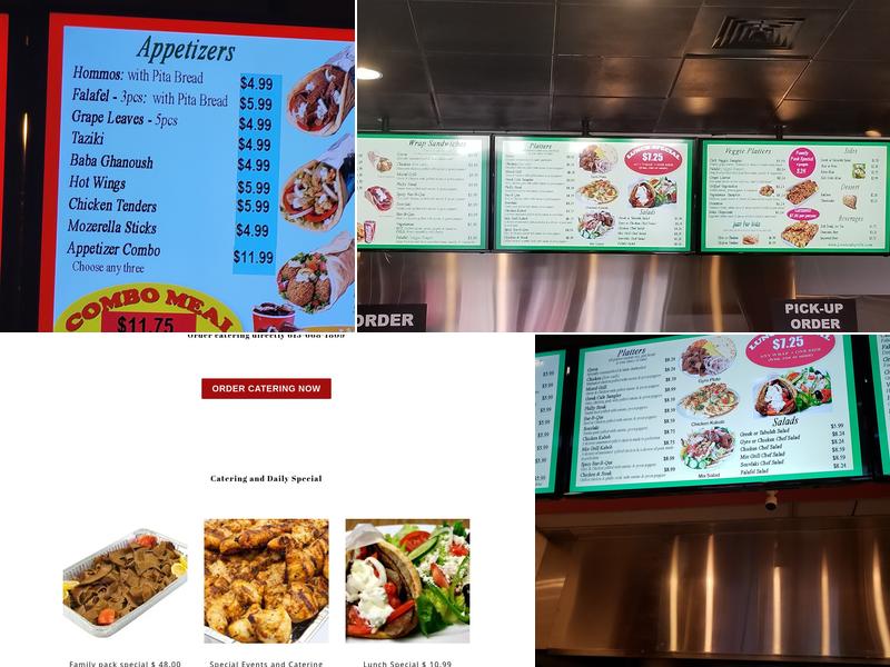 Greek Cafe Grill Menu