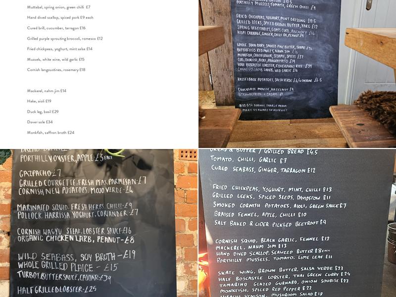 The Rocket Store Menu