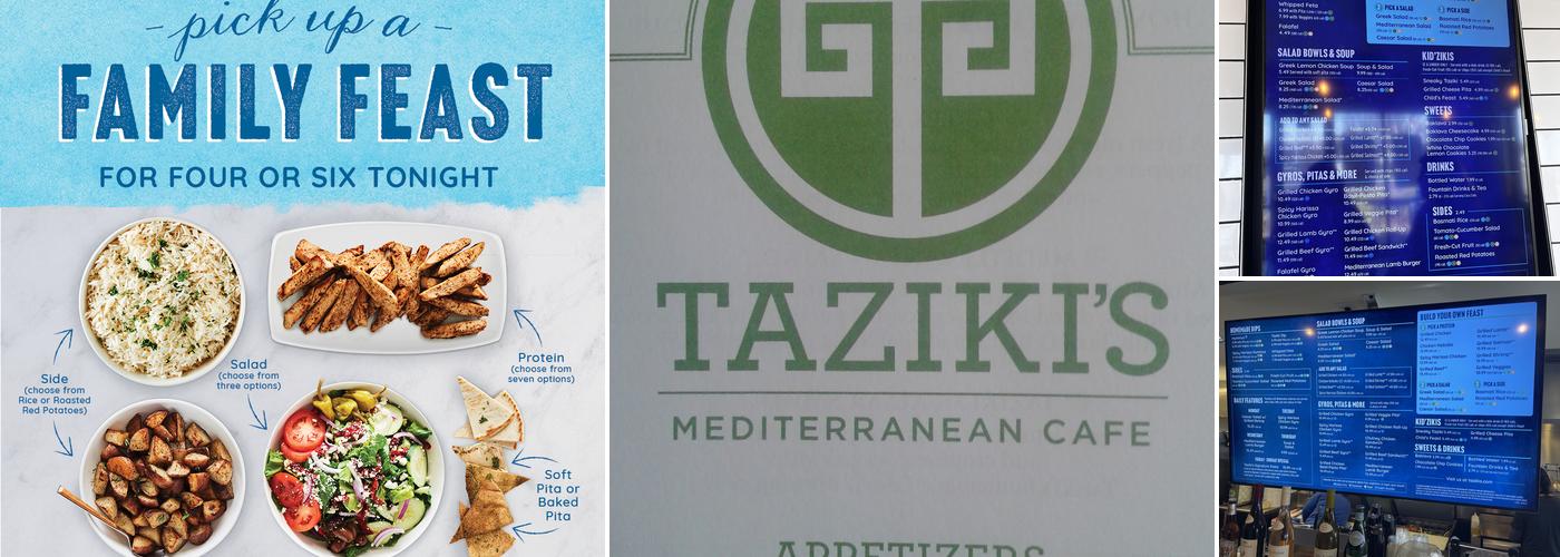 Taziki's Mediterranean Cafe - Mt. Juliet Menu