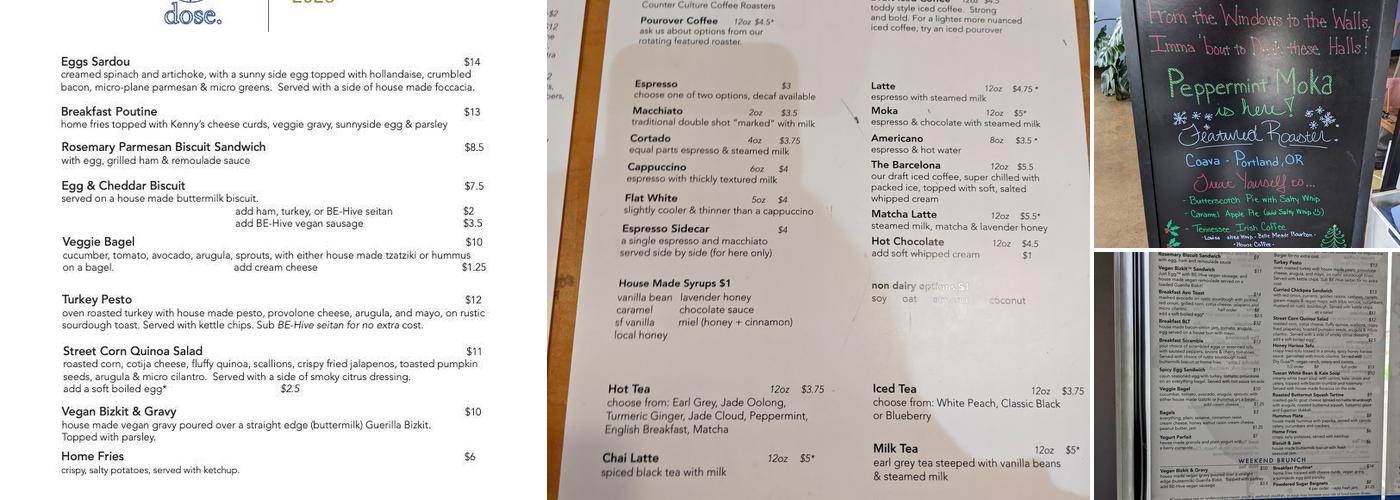 Dose Menu