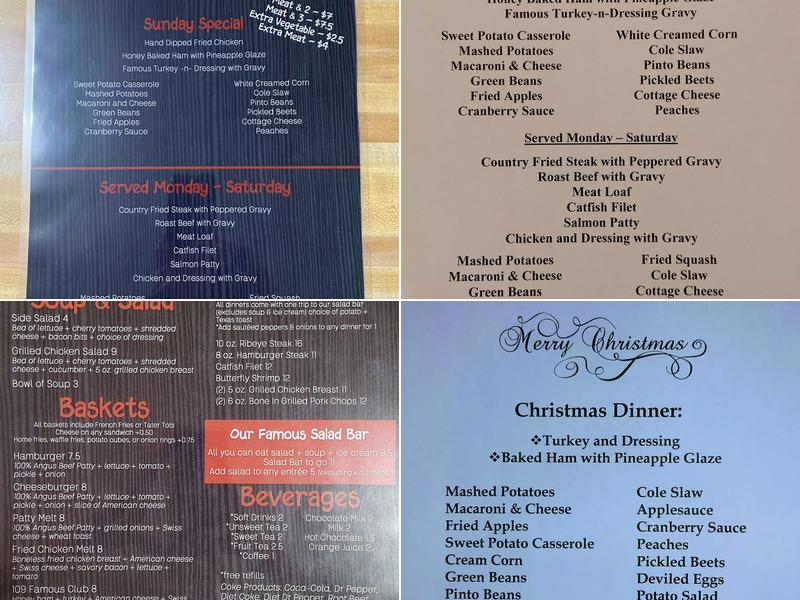 Richland Station Menu