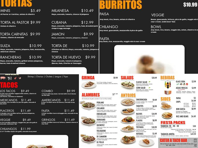 Taqueria Los Güeros Menu