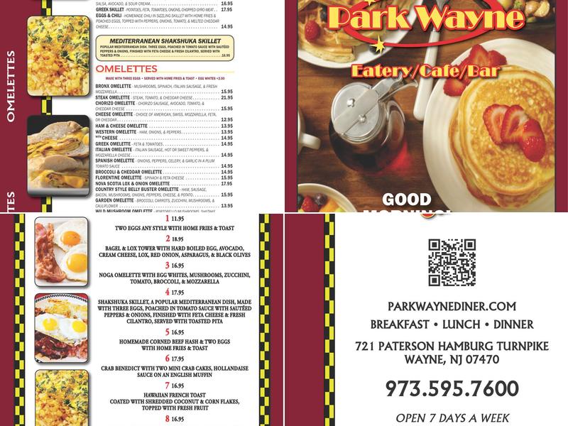 Park Wayne Diner Menu
