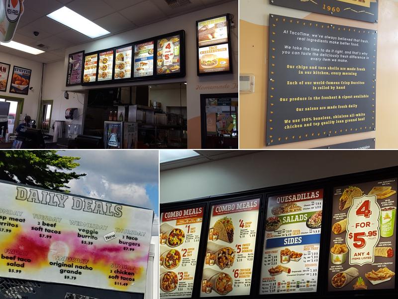 Taco Time Menu