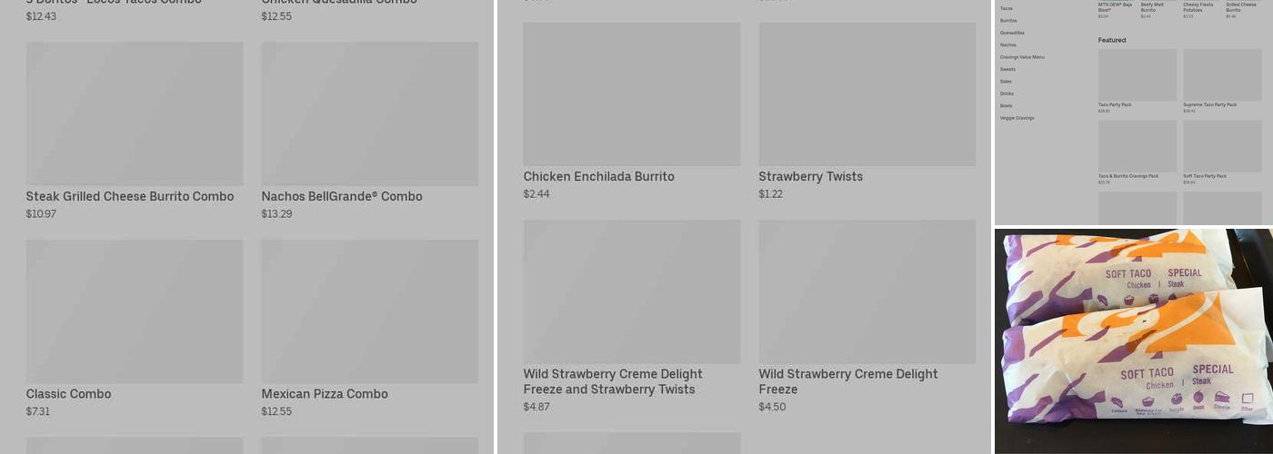 Taco Bell Menu