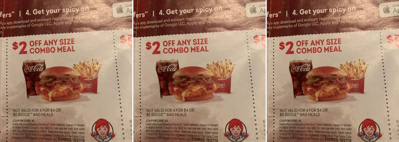 Wendy's Menu