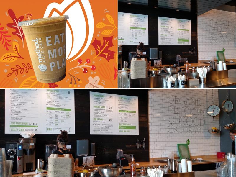 Method Juice Cafe Northside Menu