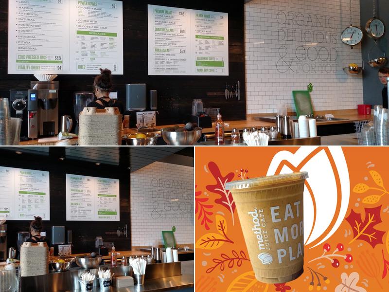Method Juice Cafe Northside Menu