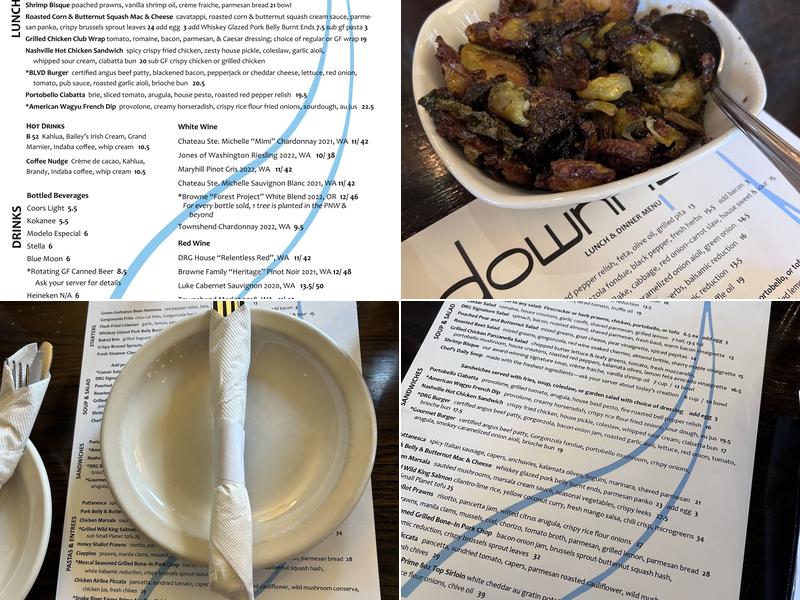 Downriver Grill Menu