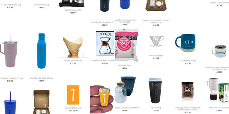 Thomas Hammer Coffee Roasters Menu