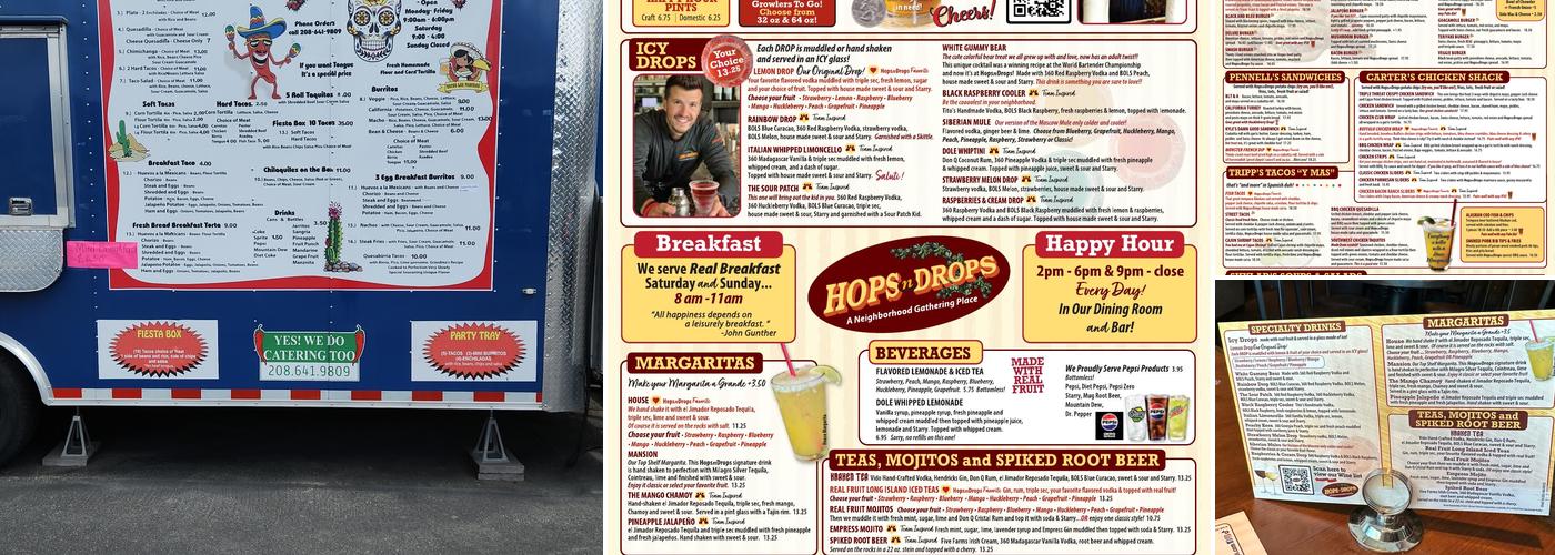 Hops n Drops Menu