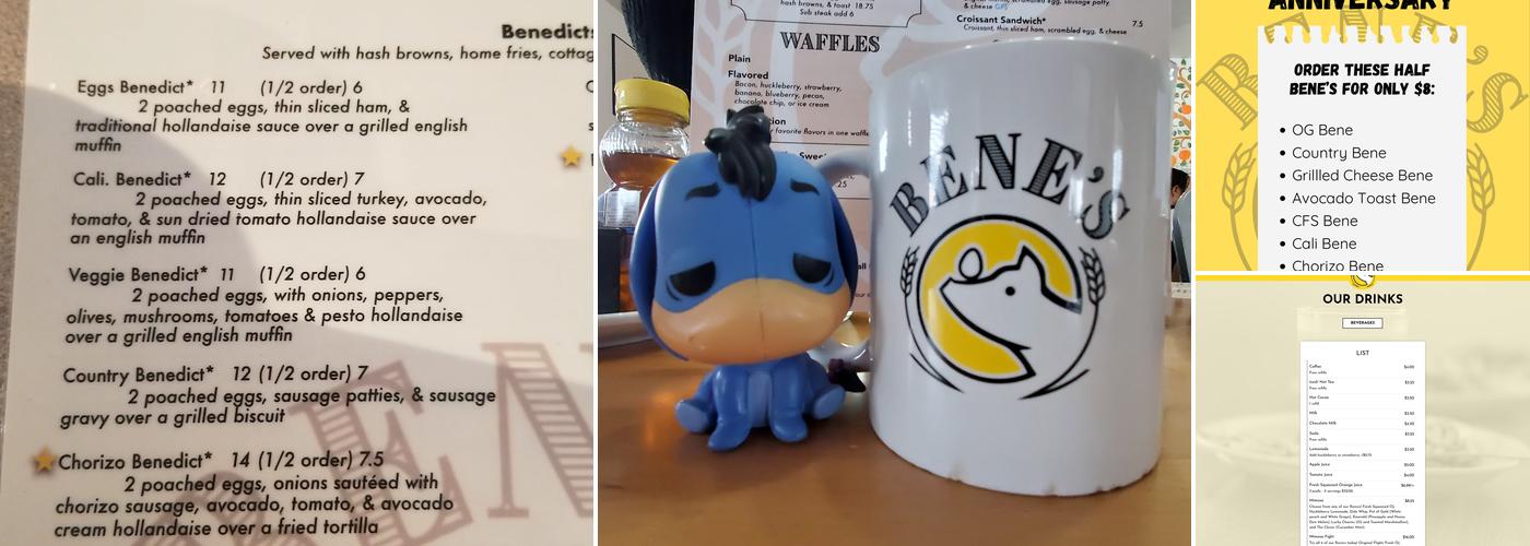 Bene's Menu