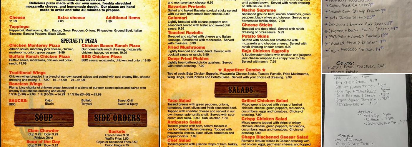 Chaps Menu