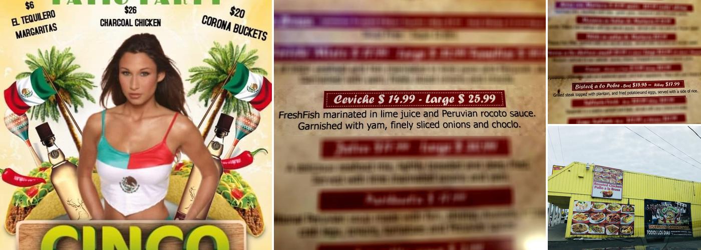 El Pique Peruvian & Mexican Restaurant Menu