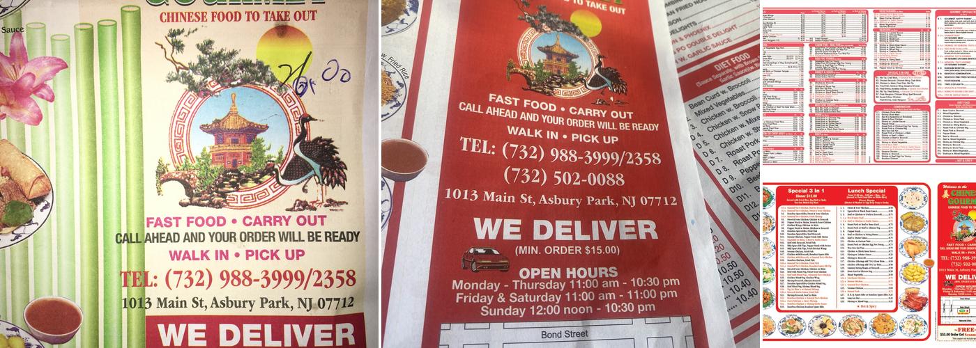 Chinese Gourmet Menu