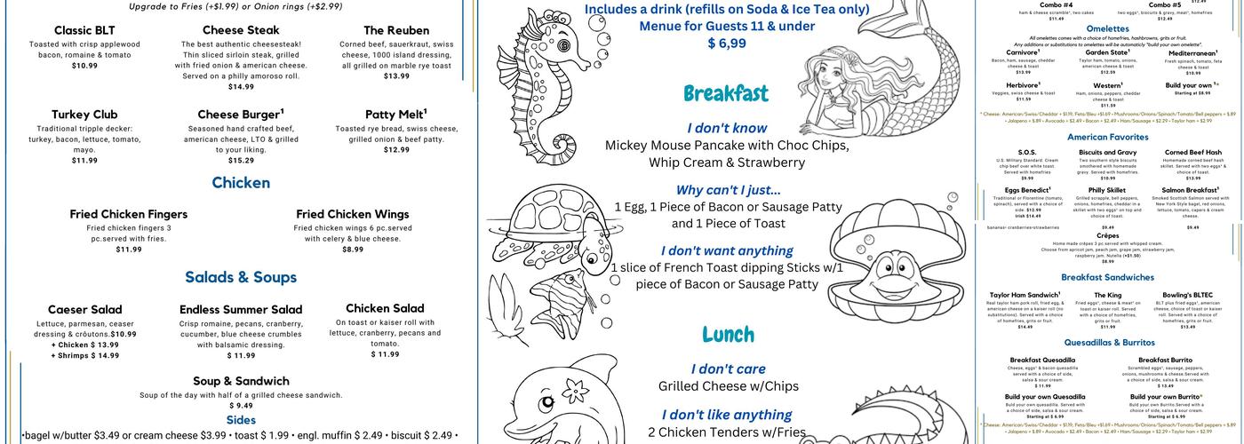 Flapjacks Cafe Venice Menu