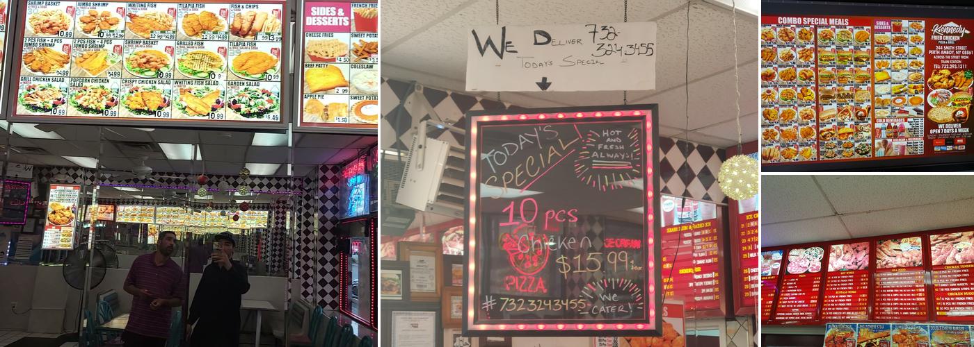 Kennedy Fried Chicken and Pizza Halal Menu