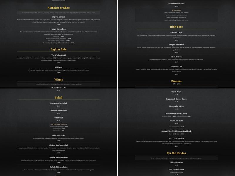 3Ravens Food&Spirits Menu