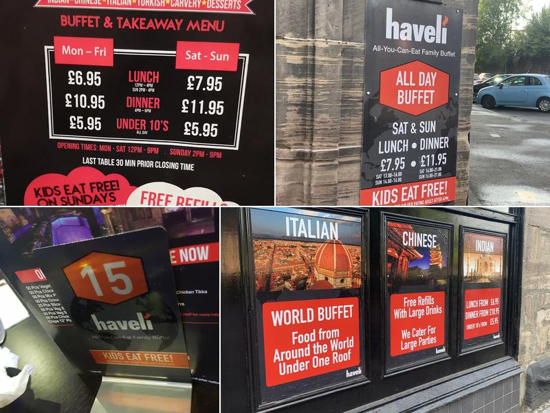 Haveli Family Buffet Restaurant Menu