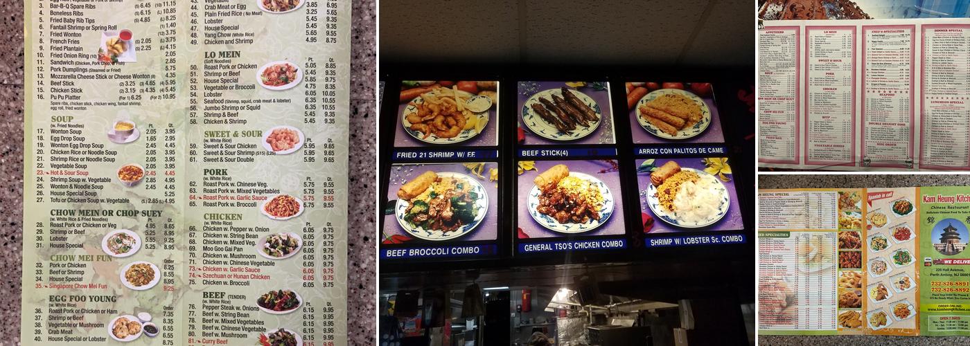 Kam Heung Kitchen Menu