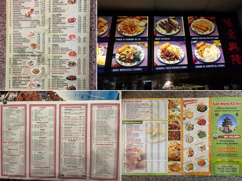 Kam Heung Kitchen Menu