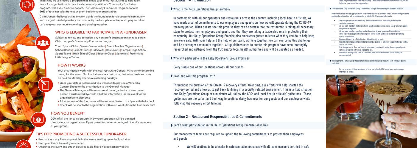 Claim Jumper Steakhouse & Bar Menu