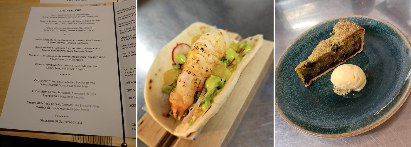 Moor of Rannoch Restaurant & Rooms Menu