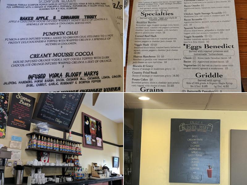 Genies Cafe Menu
