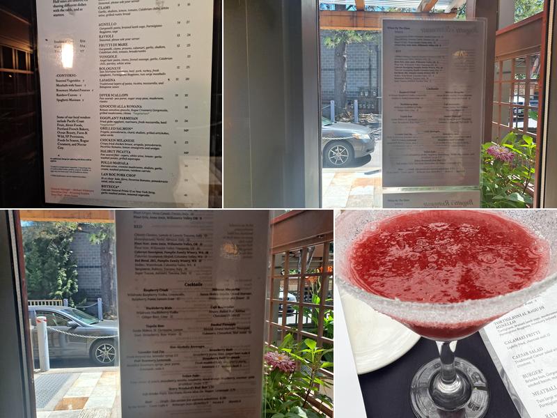 Bugatti's Ristorante Menu