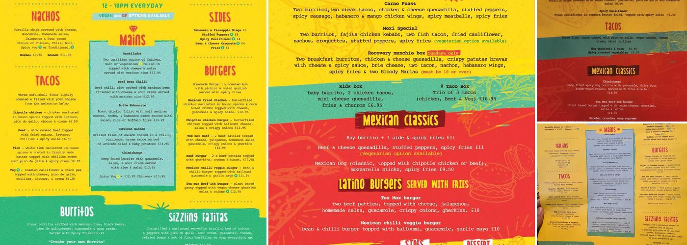 EscoBar - Taqueria & Cocktails Menu