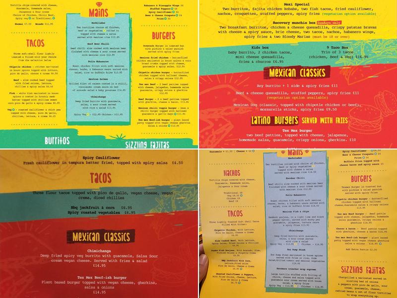 EscoBar - Taqueria & Cocktails Menu