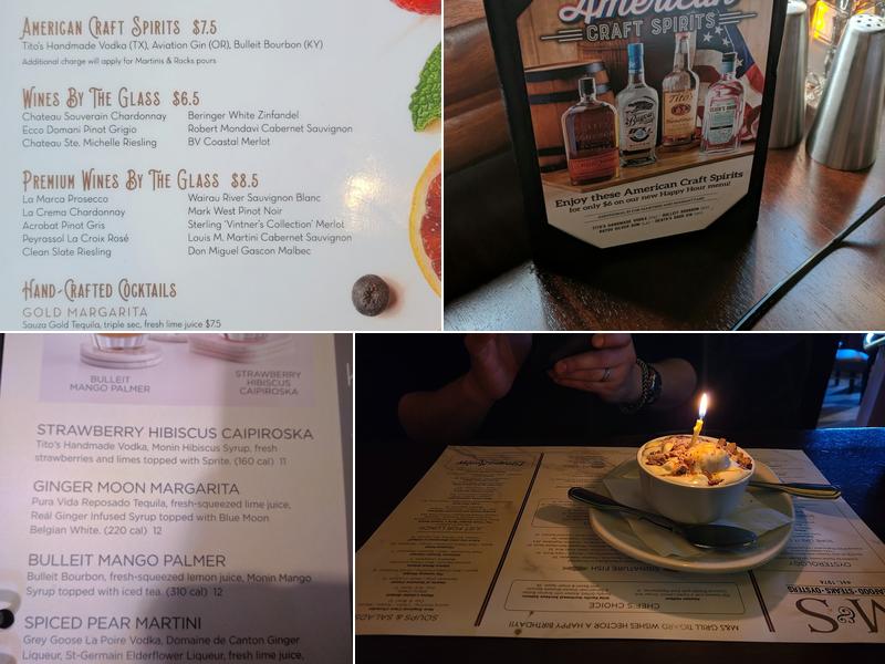 McCormick & Schmick's Grill Menu