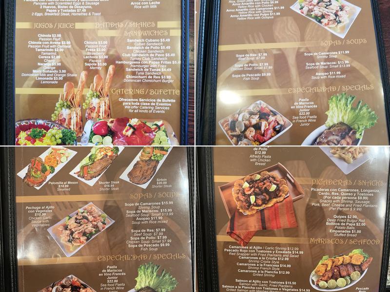 El Meson Restaurant Menu