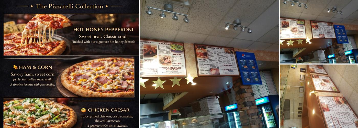 Pizzarelli Restaurant Menu