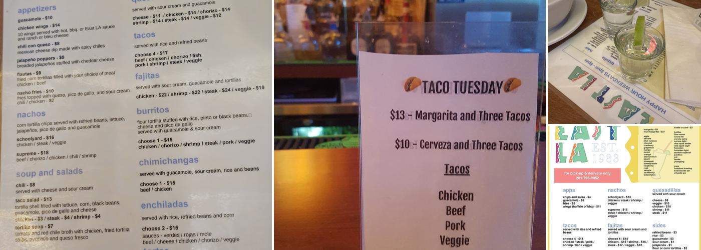 East LA Menu