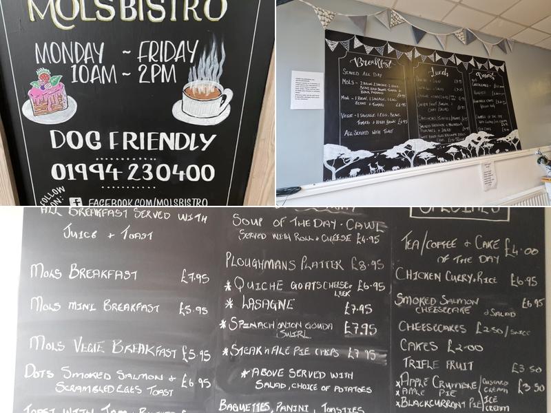 Mols Bistro Menu