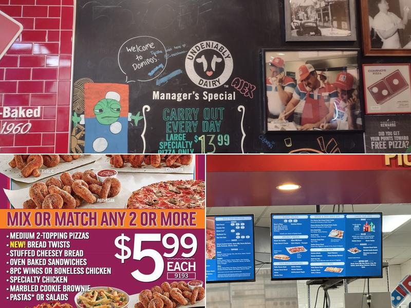 Domino's Pizza Menu